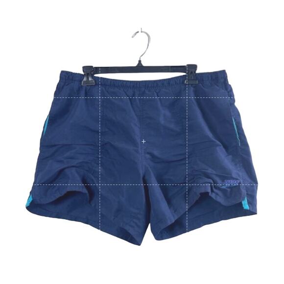 Men's Blue Speedo Vintage Swim Shorts M - Picture 1 of 4